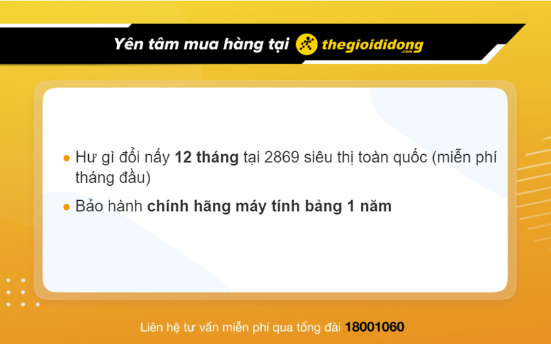 Đến Thế Giới Di Động để mua sản phẩm chính hãng với giá ưu đãi